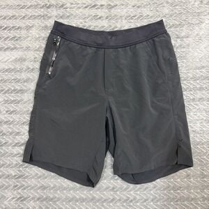 Ten Thousand Interval Shorts Men Small Black Lined Athletic Running 7 Inseam